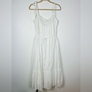 La Vie Rebecca Taylor maxi dress in white size S